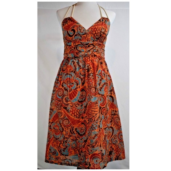 Anthropologie Dresses & Skirts - ANTHROPOLOGIE Moulinette Soeurs Rope Halter Orange